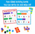 SpriteGru Math Linking Cubes, Manipulatives with Activity Cards for Kids Kindergarten Learning Activities