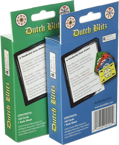 Dutch Blitz: Original and Expansion Combo - Fast Paced Card Game for 2-4 Players, Ages 8 and Up