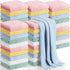 Newwiee 50 Pack Baby Burp Cloths 20''x10'' Absorbent Burping Cloths for Girl