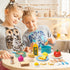 Set Sets 3-5,Gifts Boys,27pcs Wooden Kitchen Accessories Play Cooking Toys ,Play Pots and Pans for Kids,Pretend Play