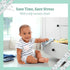 Baby Nest Designs Closet Dividers for Baby Clothes, 7X Size Age Dividers from Newborn to 24 Months