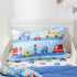 4-Piece Set, 1 1 1 1 Set, Set, PINNKKU Toddler Bedding Includes Flat Sheet, Fitted Sheet, Comforter and Reversible