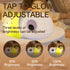 Myratts Dimmable Night Light for Kids, Cute Soft Silicone Chameleon Lamp, Timer Nursery Portable Kawaii Lamps, Bedside