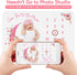 Baby Monthly Milestone Blanket, 51”L x 40”W, Thicker Extra Soft Flannel, Best Photography for Newborn Baby Girl (Pink