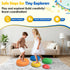 voopark 5 Pack 3-6, Stepping Stones for Kids - Non-Slip Balance Stepping Stones, Sensory Outdoor Toys for Toddlers Age