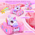3+, 360 4WD 2.4 3 4-6 6-8 Remote Control Car for Girls, Unicorn Toys for Girls Age Rotating GHz RC Stunt Cars