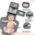 Vasttron Portable Diaper Changing Pad, Newborn Diaper Changing Pad Baby Changing Pad with Smart Wipes Pocket Waterproof