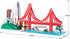 Micro Building Blocks Set - San Francisco Golden Gate Bridge Model, 1610 Pieces Collectible Kit for Adults