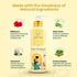 PURE AURA Set, 3 Baby Care Ayurvedic Tear-Free Shampoo, Body Wash & Moisturizing Lotion, Natural Herbal, for Newborns