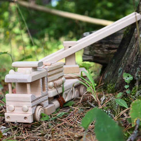 Wooden Fire Trucks, Fire Truck Toys for 3 Year Old Boys, DIY Handmade Realistic Toys for Preschool Learning Activities