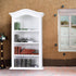 Poen 27 Pcs 1:12 Scale Miniatures Dollhouse Books with Wooden Bookcase Dollhouse Decoration Accessories