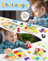 Wooden Vehicle Toddler Puzzles for 1 2 3 Years Old - Baby STEM Educational Toy Gift with 4 Vehicles Montessori