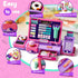 Upgraded Kids Cash Register Toy for Boys Girls, Toddler Pretend Play Cashier Register with Shop Accessories, Calculator