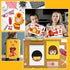 24 Sheets Firefighter Stickers for Kids, Make-a-face Fireman Themed Party Favor Craft Supplies
