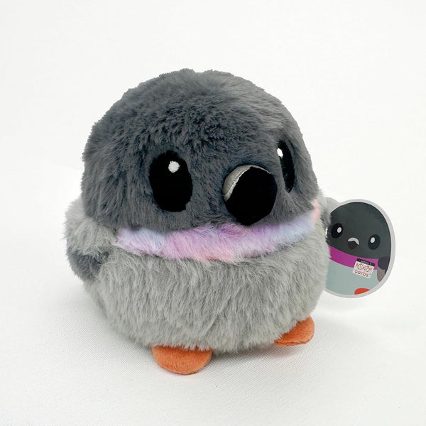 Borbs Pigeon Bird Plush with Weighted Fidget Beads. Stress Ball Rock Dove