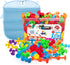 ODELA Genius Suckers 155Pcs Suction Toy, Kids Sensory Building Toys for 3 Year Olds, Interactive Bath Toy Set