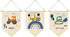 GEANHIL Transport,Construction,Vehicle Construction,Truck Nursery Decor-Flag Decor Gift for Baby Boys Newborn Kids-Banner Pennant