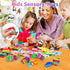 Pop Fidget Toys Bulk, 30 PCS Cute Fish Mini Pop Keychain Sensory Fidget Toy Pack for Kids Classroom Prizes Birthday