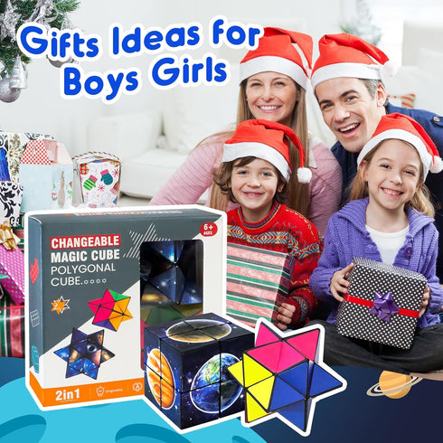 Luaxkpi 6-12 6 7 8 9 10 8-12 10-12 Toys for Boys Age Birthday Gifts for Year Old Boy Girls, Fidget Toys Infinity Cubes