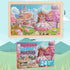 MAX JHQIQU 4 Sets Set 24 3-5, 4-6, 3 4 5 6 of Wooden Puzzles, Each has Pieces, Including Castle Unicorn Princess
