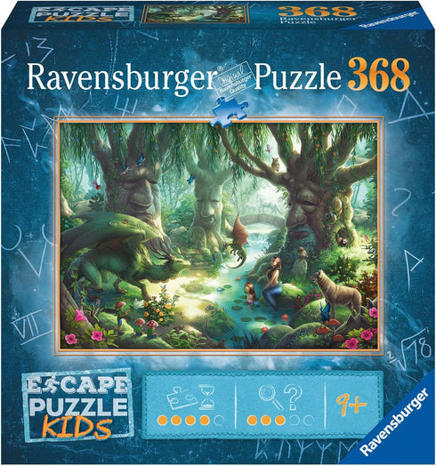 Ravensburger Escape Kids Puzzle Whispering Woods 368 Piece Jigsaw, Engaging Storyline
