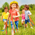 WILLBOND 3 Pieces Rainbow Hand Kite Ribbon, Dancing Ribbon Streamer with Wood Ring Educational Toys