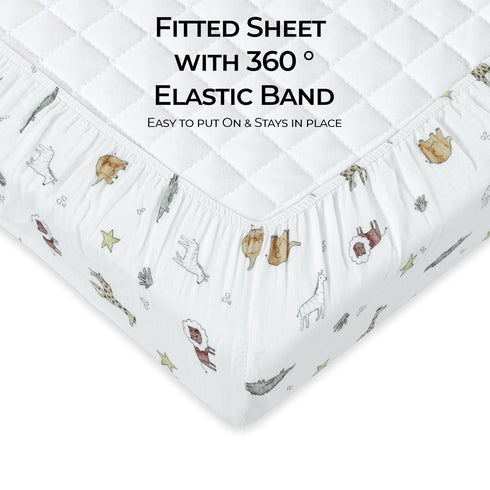 Sheet,1 Pack 100% Sheets,28x52 Dreamology Muslin Crib Sheets Boys,Girls | Super Soft,Breathable Crib | Cotton Crib