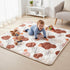 50"x50" 0-6 Tummy Bunnikins & Clover Baby Play Mats for Floor, Thicken Soft Play Mat for Babies Months, Foldable