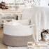 115L INDRESSME Extra Large Blanket Basket, Soft Cotton Rope Storage Basket for Organizing, Home Decor, Toys, Laundry