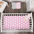 2 Pack Set 100% EVERYDAY KIDS Baby Cradle Sheets - Fitted for Baby Girl; Cotton Jersey Knit, Breathable and Soft Cradle