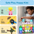 PicassoTiles Magnetic Tiles Compatible - 8pc Character Action Figures Add On Set for Educational Toddlers Toy