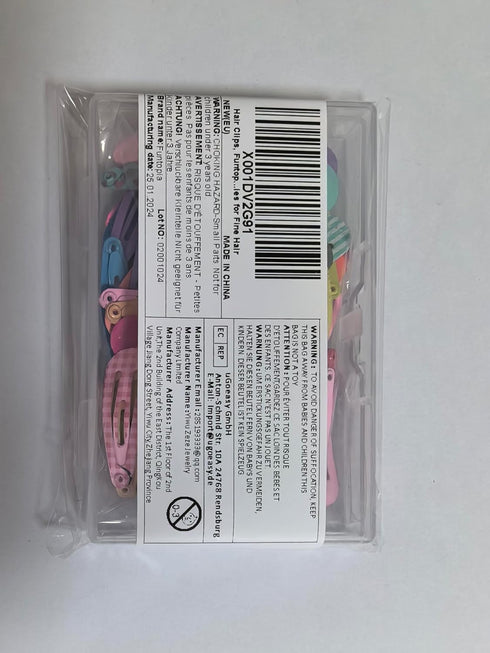Toddler Hair Clips, Funtopia 80 Pcs Cute Mini Snap Hair Clips for Baby Girls, Colorful Barrettes