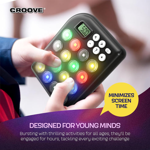 6 6-8 9 10 11+ Croove Brain Teasers & Memory Game, Fun Games for Kids, Easter Basket Stuffers, Cool Stocking Stuffers