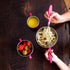 Innobaby Din Din Smart EZ Grip Spoon and Fork Set, Utensil Set for Kids and Toddlers, BPA Free, Pink
