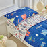 Set 4 Set Dinosaur Toddler Bedding for Boys Girls Pieces Toddler Bed - Ultra Soft Cartoon Cute Orange Yellow Blue Green