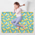 siphylline 52" 34" Cute Cartoon Banana Extra Large Resuable Potty Training Pee Pad Soft Absorbent Flat Crib Pads