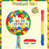 Building Blocks Piñata Set, Happy Birthday Block Party Supplies, Fiesta Piñata Bundle with Blindfold, Bat Stick,