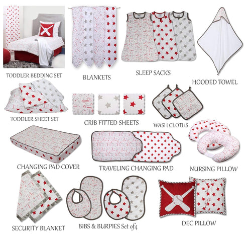 4 Pack 45 45 inches Bacati - Sports Baby Swaddle Blankets Boys Swaddle Wrap Soft Breathable Cotton Muslin Swaddle
