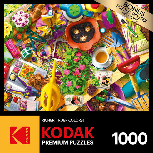 RoseArt - Kodak Premium - Inside The Gardener's Shed - 1000 Piece Jigsaw Puzzle for Adults