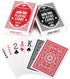 LotFancy Playing Cards 2 Pack, Large Print Jumbo Index Decks (1 Black 1 Red), Poker Size for Card Games
