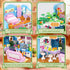 SZRUIZITEC 730PCS Set 14+ Pink Cat's House Building Blocks Kit,Dream Villa Architecture STEM Toys Friends Building