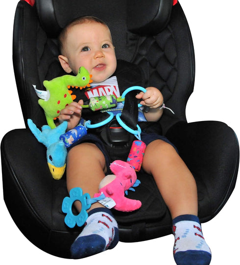Baby Toys for 0-12 Months - Soft Rattle Wind Chime Car Seat Crib Stroller Hanging Toys for Boys and Girls