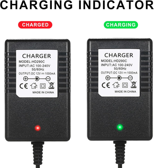 12V Charger for kidzone Bumper car,12v Battery Charger for Ride On Toys,cargador para carro eléctrico de niño, Kids Bumper Car Replacement Charger,12v Charger for Razor mx125, E90, E95, Dirt Bike