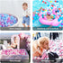 STARBOLO Ball Pit Balls, Pack of 150pcs Crush Proof Plastic Children's Toy Balls, Mermaid Ocean Balls for Birthday