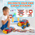 Pup Go 3-in-1 46Pcs 3 4 5 6 7 8 9 Take Apart Car for Boys with Electric Drill, Construction Toy Truck, Build Your Own