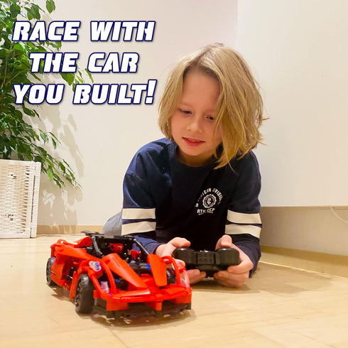 WISEPLAY 380PCS Stem Projects for Kids Ages 8-12, RC Car Kits to Build, STEM Building Toys, Great Gift for Boys
