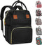 Diaper Bag Backpack Multi-Function Baby Bag with Large Capacity and Insulated Pockets Organizer Bag for Mom/Dad, Black