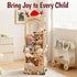 Stuffed Animal Storage,Christmas Reindeer Stuffed Animal Organizer, Movable Stuffed Animal Holder with Elastic Cords