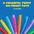 JOYIN 18 Pack Pop Tubes, Sensory Fidget Toys for Party Favors - Connectable and Extendable for Stress Relief