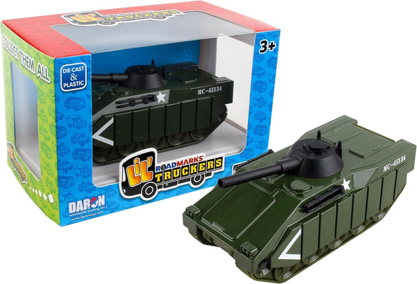 Daron Lil Truckers Army Tank Toy, Green